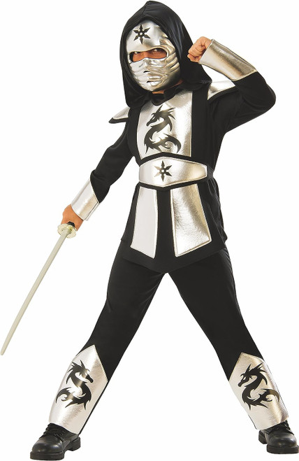 Silver Dragon Ninja Opus Collection Child Costume