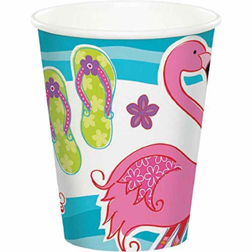 Summer Fun Luau Theme Party 9 oz. Paper Cups