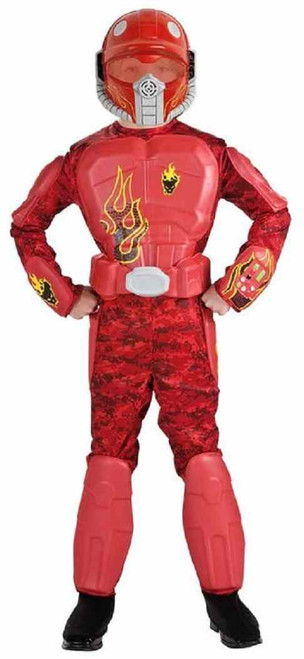 Flame Warrior Future Warfare Deluxe Child Costume