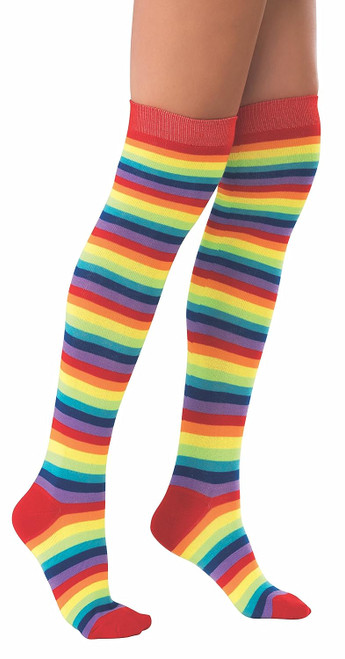 Rainbow Socks Clown Adult Costume Accessory