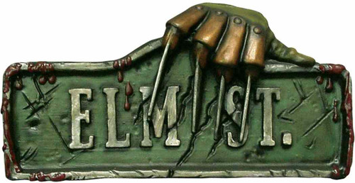 Nightmare on Elm Street Plastic Molded Sign Halloween Party Wall Decoration