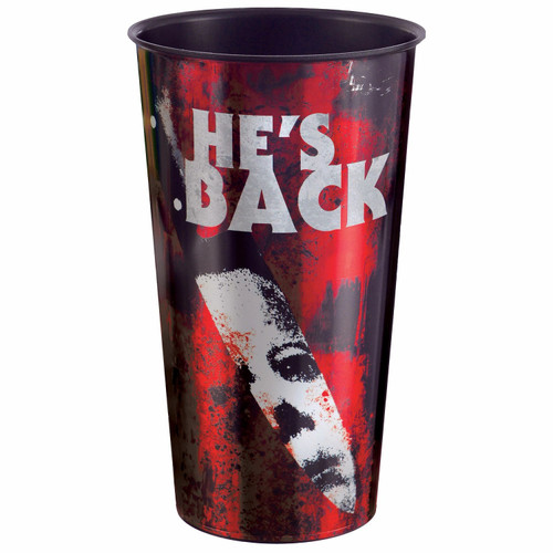 He's Back Michael Myers Halloween II Carnival Party Favor 32 oz. Plastic Cup