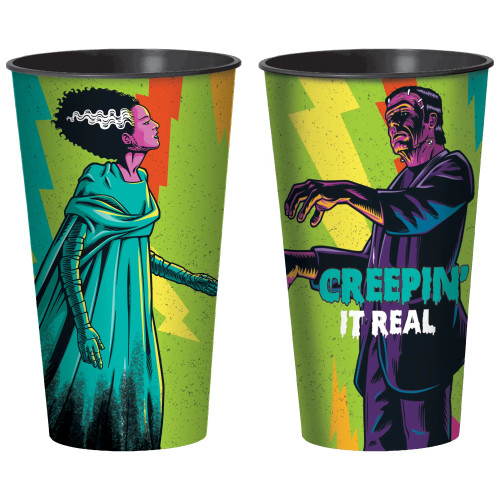 Universal Classic Monsters Halloween Carnival Party Favor 32 oz. Plastic Cup