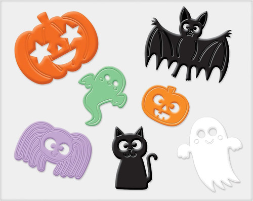 Spooky Friends Haunted House Halloween Carnival Party Decoration Window Clings