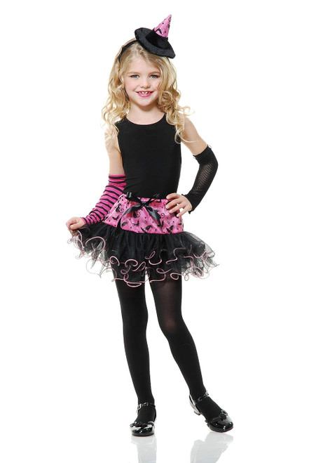 Pink Witch Too Wicked Girl Cute Fancy Dress Up Halloween Toddler Child Costume