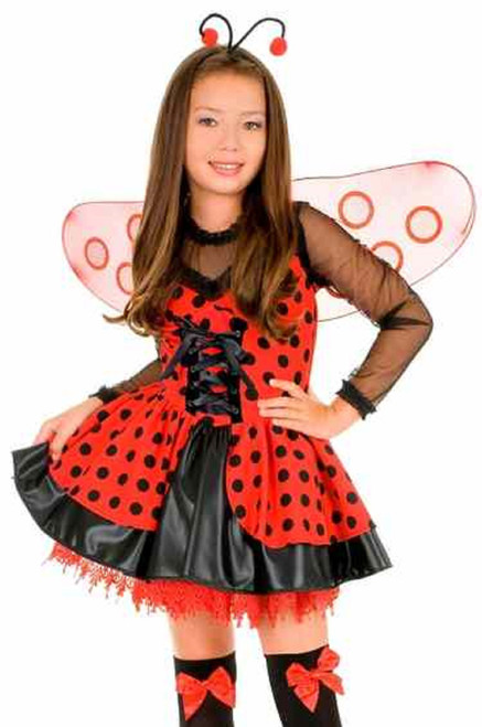 Love Bug Ladybug Insect Animal Red Black Fancy Dress Up Halloween Child Costume
