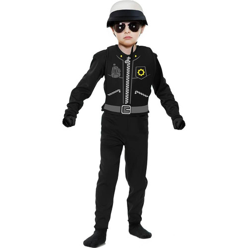 The Cop Police Officer Boy Career Hero Fancy Dress Up Halloween Child Costume