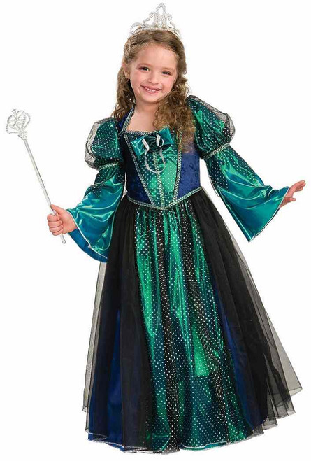Twilight Princess Renaissance Maiden Gothic Fancy Dress Halloween Child Costume
