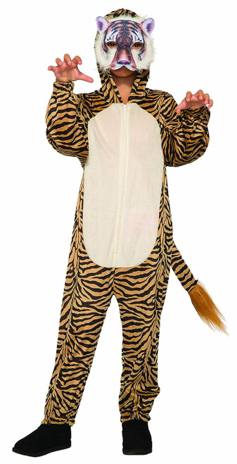 Tiger Wild Cat Jungle Safari Animal Fancy Dress Up Halloween Child Costume