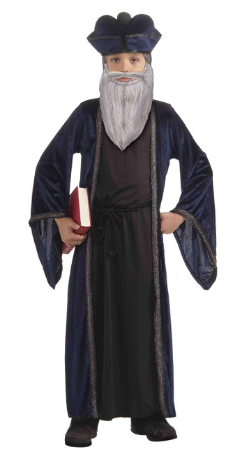 Nostradamus Prophet Seer Historical Fancy Dress Up Halloween Child Costume
