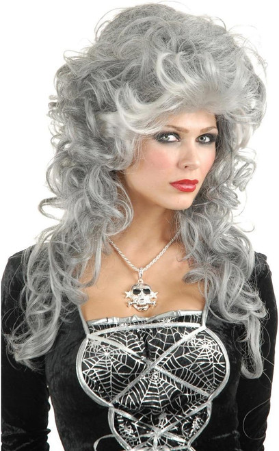 Glam Witch Wig Victorian Dress Up Halloween Adult Costume Accessory 3 COLORS