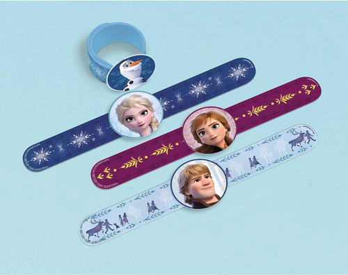 Frozen II Disney Princess Movie Kids Birthday Party Favor Toy Slap Bracelets