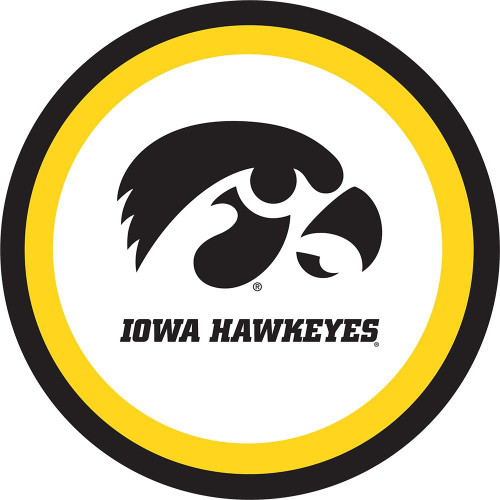 Iowa Hawkeyes NCAA University College Sports Party 7" Paper Dessert Plates