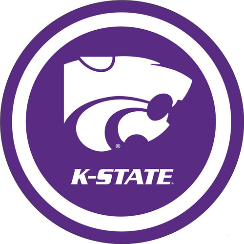 Kansas State Wildcats Purple NCAA College Sports Party 7" Paper Dessert Plates