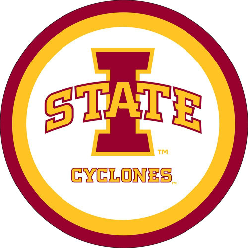 Iowa State Cyclones NCAA University College Sports Party 7" Paper Dessert Plates