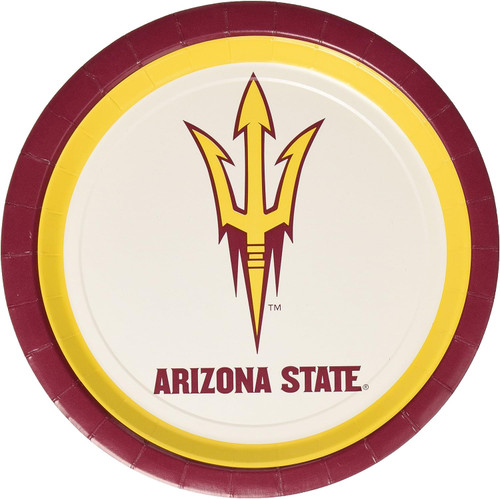 Arizona State Sun Devils NCAA University College Sports Party 9" Dinner Plates