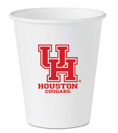 Houston Cougars NCAA University College Sports Game Day Party 16 oz Plastic Cups