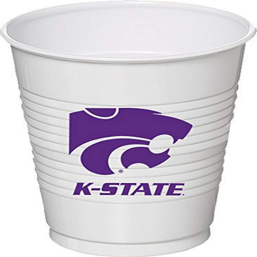 Kansas State Wildcats College NCAA University Sports Party 16 oz. Plastic Cups