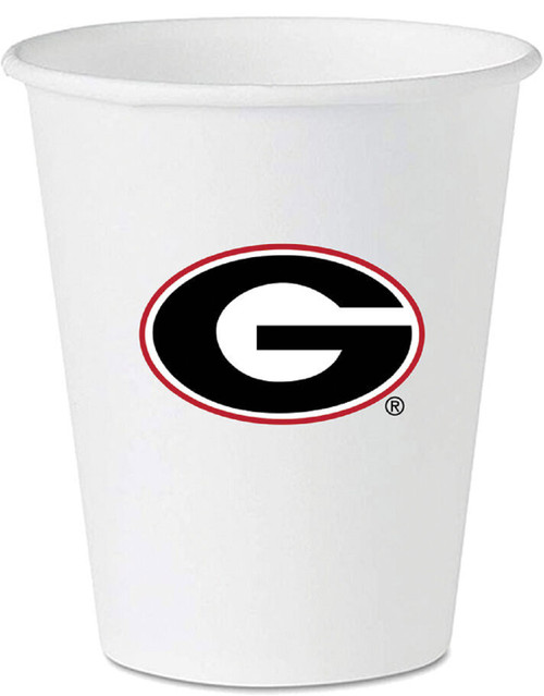 Georgia Bulldogs NCAA University College Sports Party 16 oz. Plastic Cups