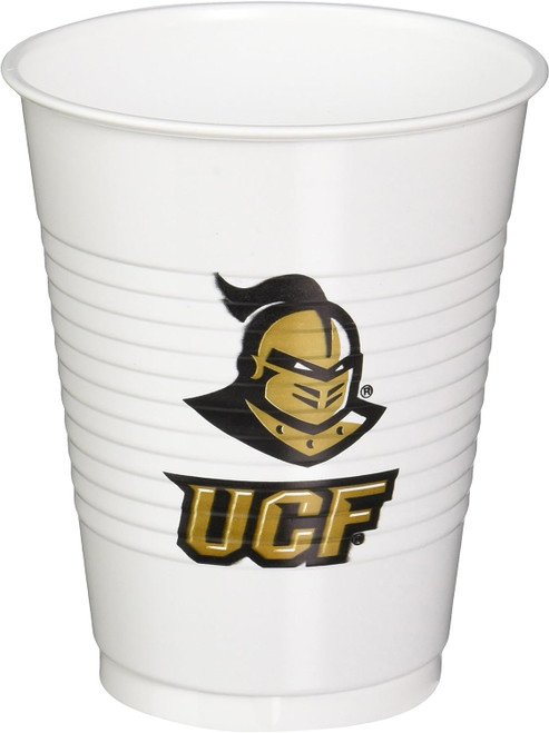 Central Florida UCF Knights NCAA College Sports Party 16 oz. Plastic Cups