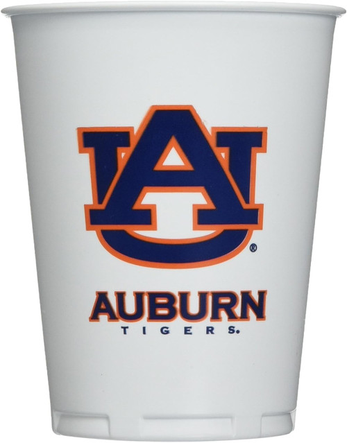Auburn Tigers NCAA University College Sports Party 16 oz. Plastic Cups