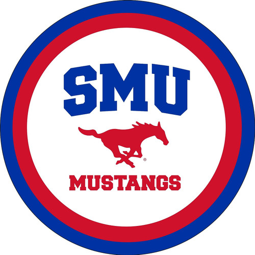 SMU Mustangs NCAA University College Sports Party 9" Paper Dinner Plates