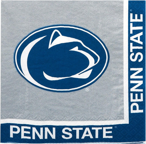 Penn State Nittany Lions NCAA University College Sports Party Luncheon Napkins