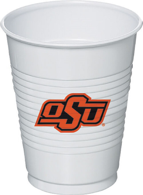 Oklahoma State Cowboys NCAA University College Sports Party 16 oz. Plastic Cups