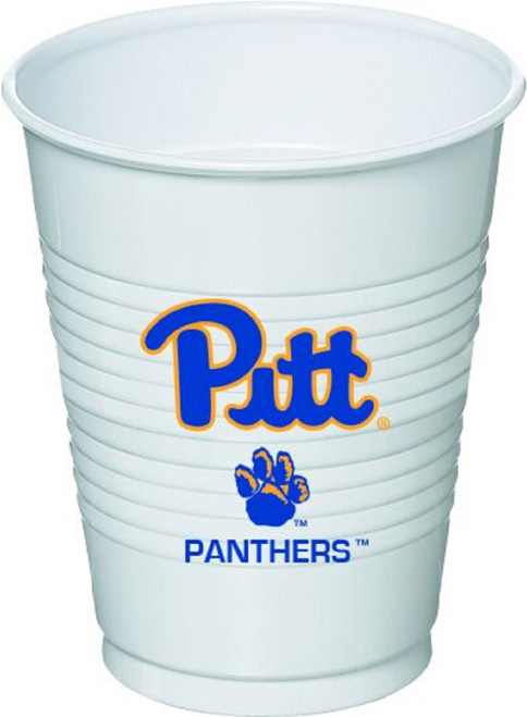 Pittsburgh Pitt Panthers NCAA University College Sports Party 16 oz Plastic Cups