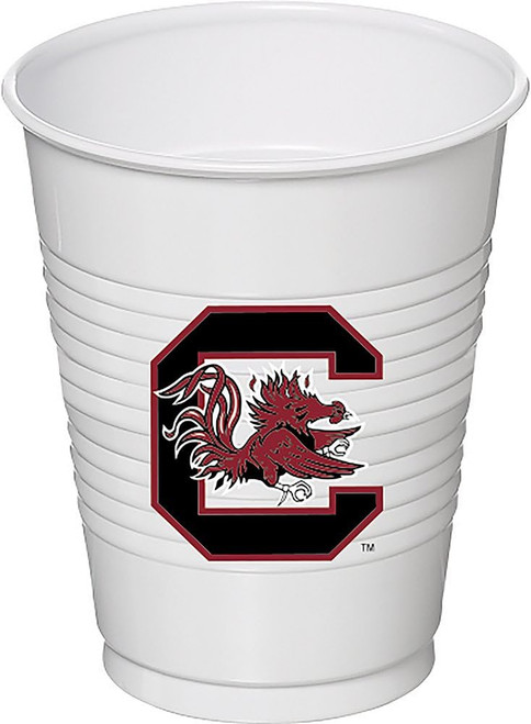 South Carolina Gamecocks NCAA College Sports Party 16 oz. Plastic Cups