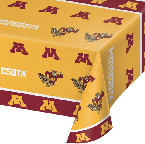Minnesota Golden Gophers NCAA College Sports Party Decoration Plastic Tablecover