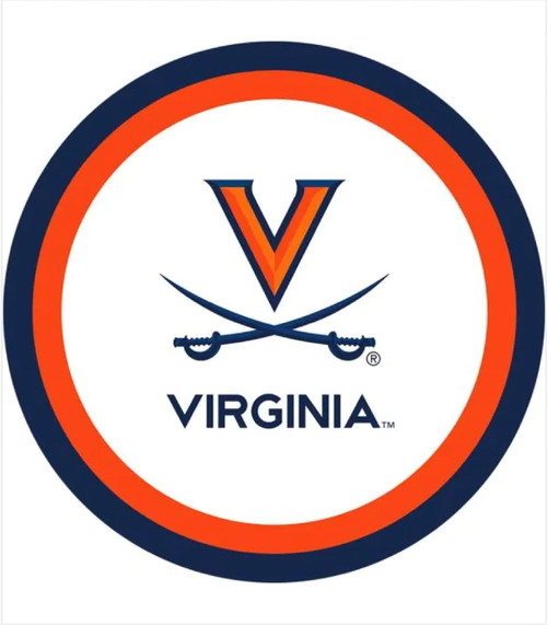 Virginia Cavaliers NCAA University College Sports Party 7" Paper Dessert Plates