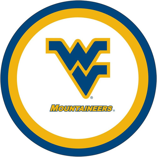 West Virginia Mountaineers NCAA College Sports Party 9" Paper Dinner Plates