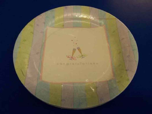 Celebration of Love Wedding Party 10.5" Banquet Plates