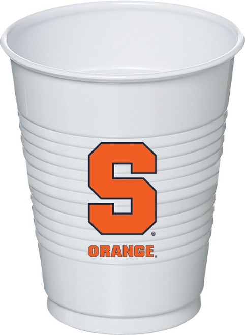 Syracuse Orange Plastic Cups 8ct