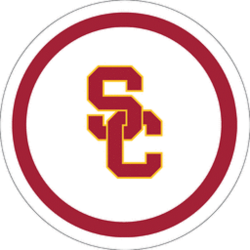 USC Trojans NCAA University College Sports Party 9" Paper Dinner Plates