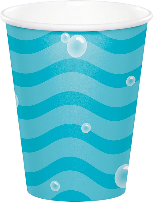 Narwhal Party Whale Sea Animal Summer Luau Theme Party 9 oz. Paper Cups