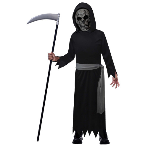 Death Reaper Grim Gothic Suit Yourself Fancy Dress Up Halloween Child Costume