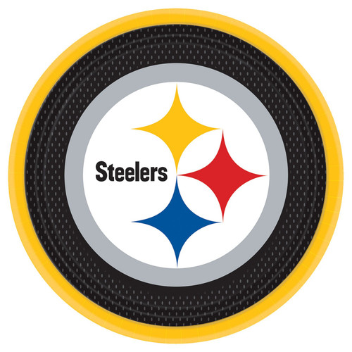 Pittsburgh Steelers NFL Pro Football Sports Banquet Party Bulk 9" Dinner Plates