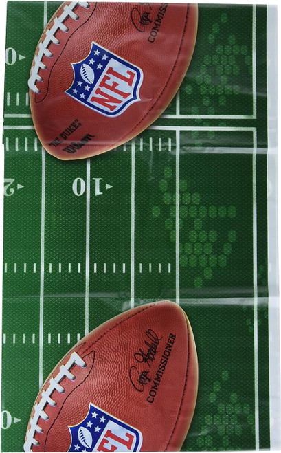 NFL Drive Silver Pro Football Sports Theme Party Decoration Plastic Tablecover