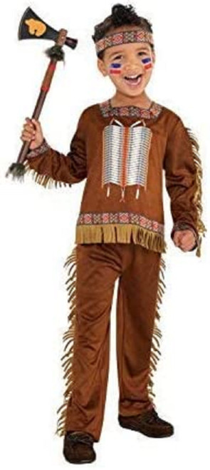 Native American Indian Brave Cute Fancy Dress Up Halloween Toddler Child Costume