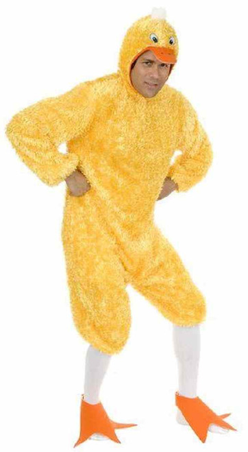 Big Duck Yellow Bird Farm Animal Fancy Dress Up Halloween Deluxe Adult Costume