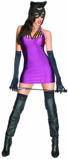 Catwoman DC Comics Superhero Batman Fancy Dress Up Halloween Sexy Adult Costume
