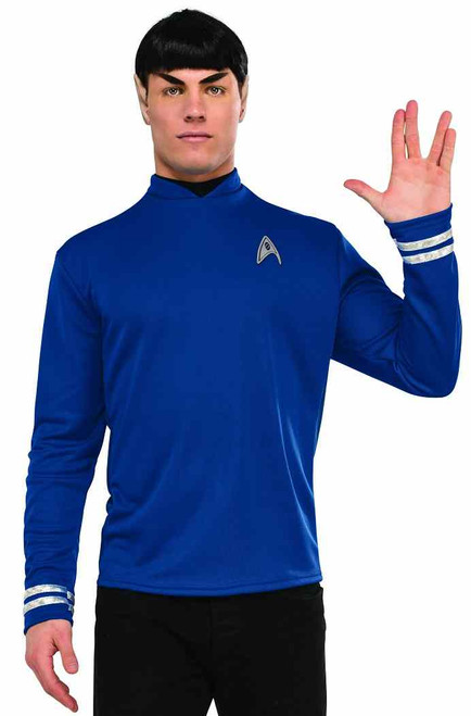 Spock Shirt Star Trek Beyond Movie Fancy Dress Halloween Deluxe Adult Costume