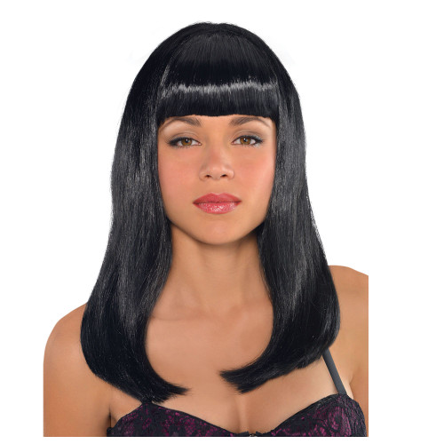 Electra Wig Suit Yourself Fancy Dress Halloween Adult Costume Accessory 2 COLORS