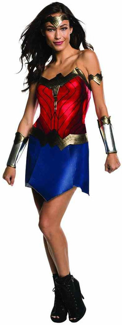 Wonder Woman Batman vs Superman Superhero Fancy Dress Halloween Adult Costume