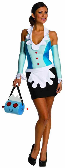 Rosie the Maid Jetsons Retro Cartoon Fancy Dress Up Halloween Sexy Adult Costume