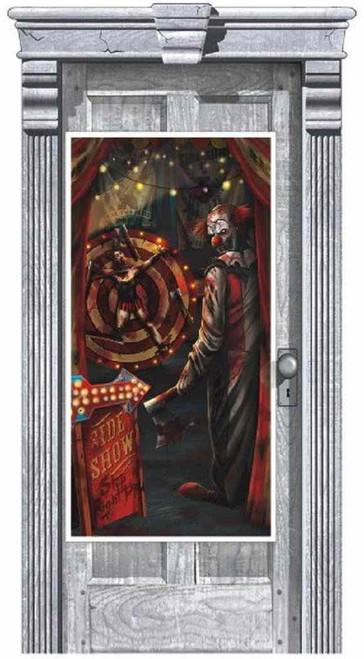 Side Show Circus Haunted House Carnival Halloween Party Door Decoration