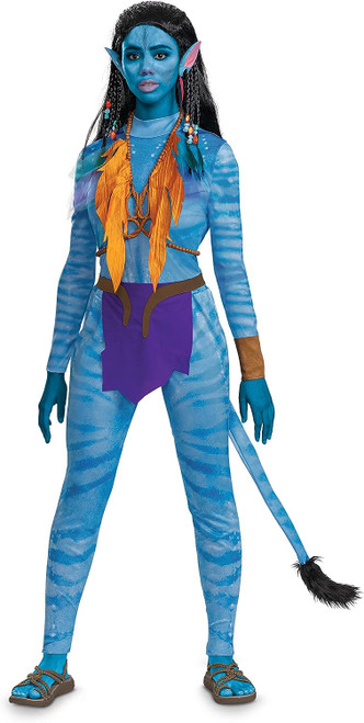 Neytiri Deluxe Avatar Way of Water Fancy Dress Up Halloween Adult Costume