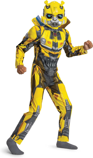 Bumblebee Muscle Transformers Rise Beasts Fancy Dress Up Halloween Child Costume
